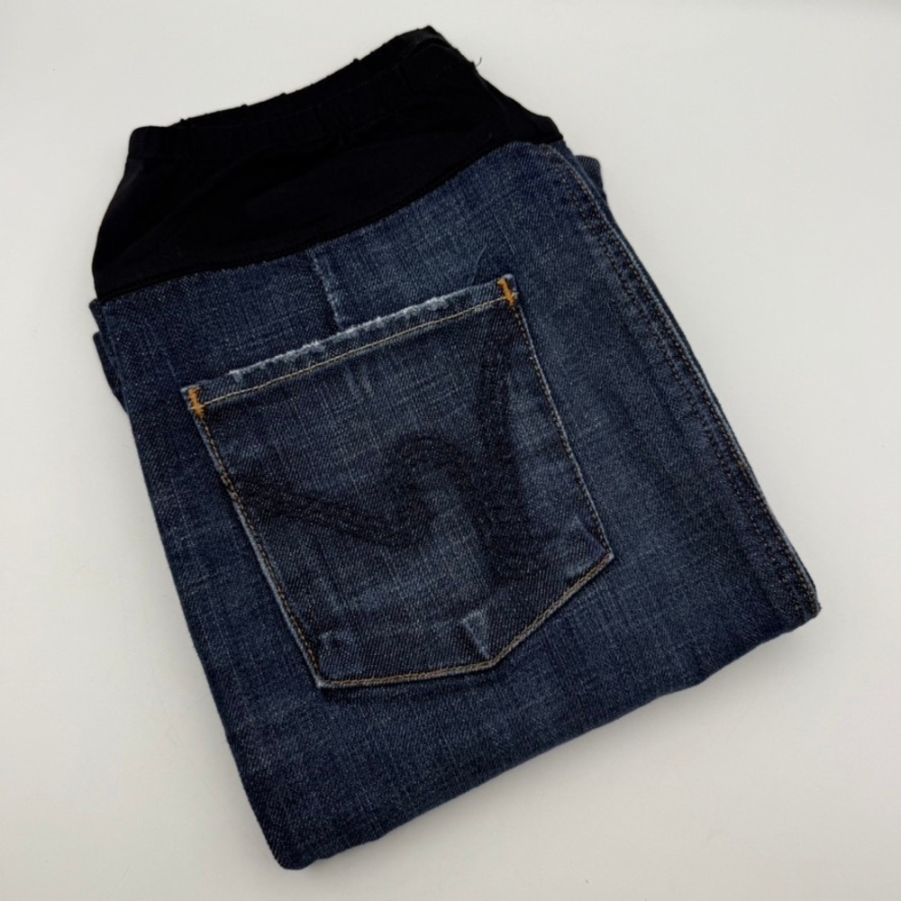 Citizens of Humanity Maternity Denim Skirt Stretch Dark Wash Womens Size 27